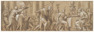 Mahlzeit der Königin Vasthi von Paolo Farinati