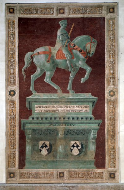 Grabdenkmal für Sir John Hawkwood von Paolo Uccello