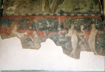 Genesis, Erschaffung Evas und die Erbsünde von Paolo Uccello