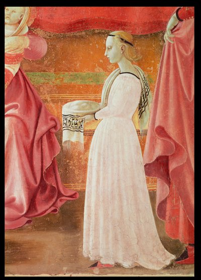 Die Geburt der Jungfrau (Detail) von Paolo Uccello