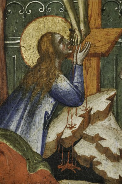 Maria Magdalena (Detail) von Paolo Veneziano