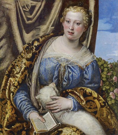 Porträt einer Dame als Heilige Agnes von Paolo Veronese