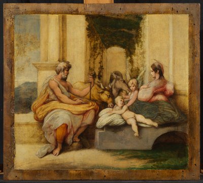 Ruhe auf der Flucht nach Ägypten von Parmigianino