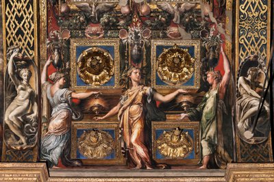 Die drei klugen Jungfrauen und die drei törichten Jungfrauen (Detail) von Parmigianino