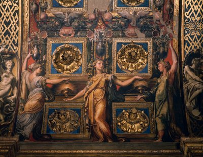 Drei kluge Jungfrauen (Detail) von Parmigianino