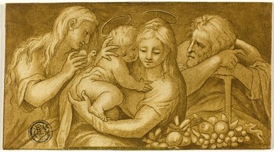 Heilige Familie mit Maria Magdalena von Parmigianino