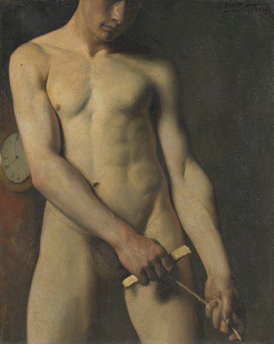 Aktstudie eines Mannes von Pascal Adolphe Jean Dagnan Bouveret