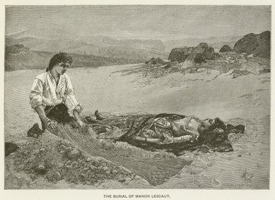 Das Begräbnis von Manon Lescaut von Pascal Adolphe Jean Dagnan Bouveret