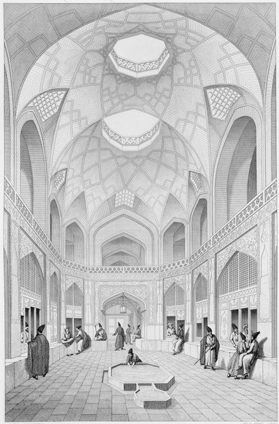 Adji Seid Hussein Basar in Kashan, aus 