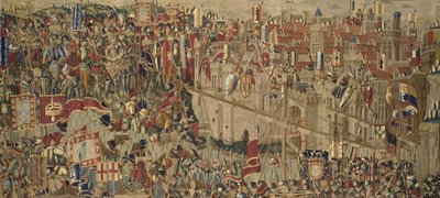 Die Pastrana-Teppiche, Herstellung von Tournai, wahrscheinlich aus der Werkstatt von Passchier Grenier, ca. 1471 - 1475 von Pasquier (workshop of) Grenier