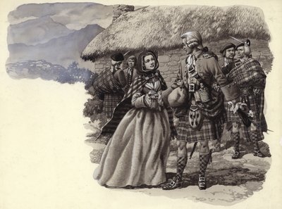 Prinz Charles Stuart, der junge Prätendent, und Flora Macdonald von Pat (1907 95) Nicolle