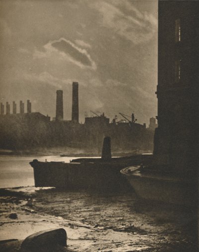Altes Queenhithe, einst der Hauptdock des Londoner Hafens, ca. 1935 von Paterson