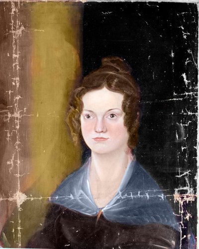 Porträt der Bronte-Schwestern (Detail) von Patrick Branwell Bronte