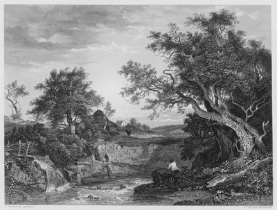 Der Anglerwinkel, nach dem Bild in der Vernon-Galerie von Patrick Nasmyth