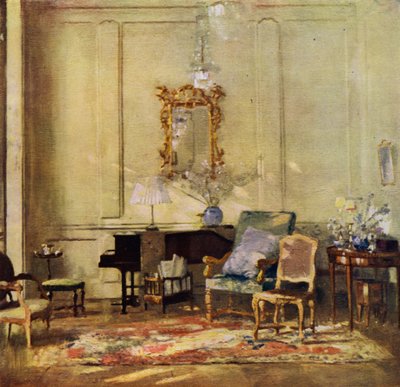 Wohnzimmer von Sir James Guthrie von Patrick William Adam