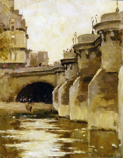 Pont-Neuf, Paris, um 1900 von Patrick William Adam