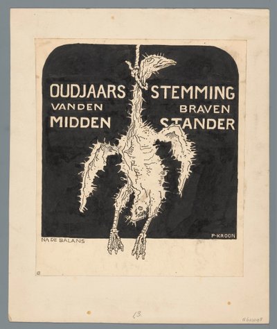 Kahlgepflückter Mittelständler von Patricq Kroon (signed by artist)