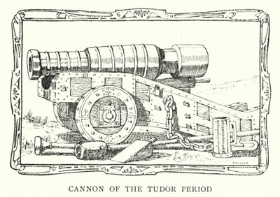 Kanone der Tudor-Zeit von Patten (after) Wilson