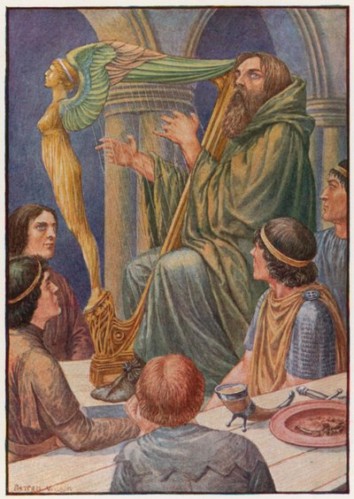 Der Dagda würde seine Harfe nehmen und ein paar Akkorde anschlagen von Patten Wilson