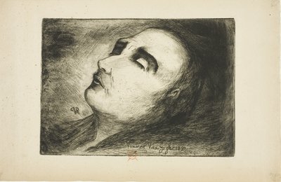 Vincent van Gogh auf seinem Sterbebett von Paul (1828 1909) Gachet