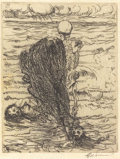 Der Netzwurf Le coup de filet von Paul Albert Besnard