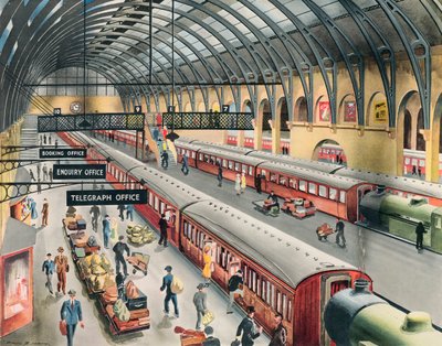 Ein Bahnhof von Paul B. Mann