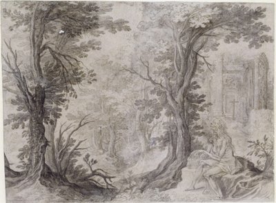Die heilige Magdalene in der Einsamkeit von Paul Bril