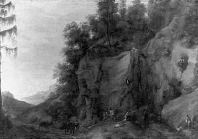 Jagd auf Ziegen von Paul Bril
