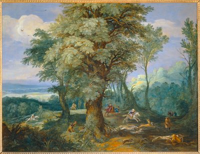 Die Hirschjagd von Paul Brill or Bril