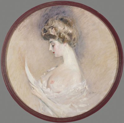 Porträt von Marthe Letellier, geb. Fourton, ca. 1900 von Paul Cesar Helleu