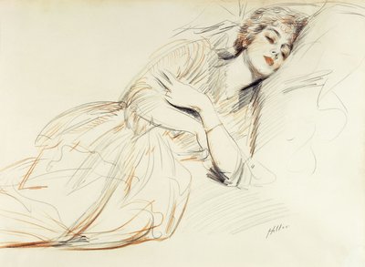 Liegende Frau von Paul Cesar Helleu