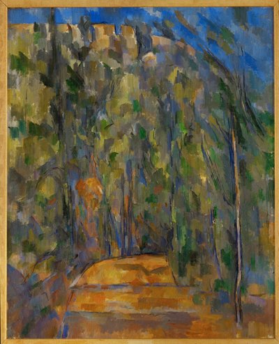 Kurve im Waldweg von Paul Cezanne