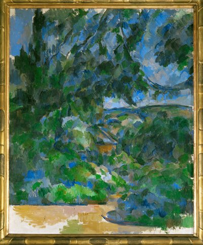 Blaue Landschaft von Paul Cezanne