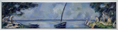 Das Boot und die Badenden von Paul Cézanne