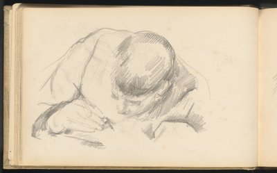 Der Sohn des Künstlers beim Schreiben, ca. 1887 von Paul Cezanne