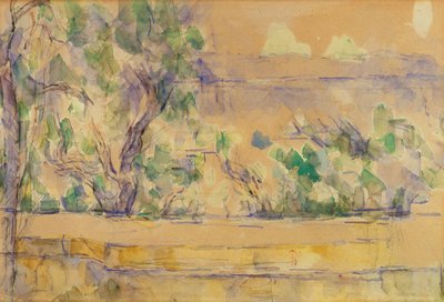 Ansicht im Atelier in Lauves von Paul Cézanne