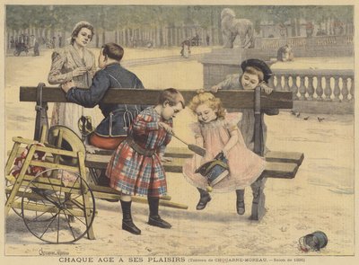 Chaque âge a ses plaisirs (Jedes Alter hat seine Freuden) von Paul Charles Chocarne Moreau