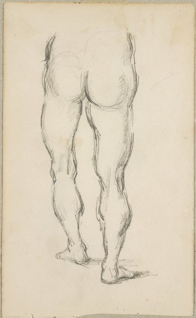 Nach Luca Signorelli: Studie von Beinen, ca. 1883-86 von Paul Cézanne