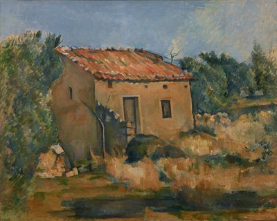 Haus in der Landschaft bei Aix-en-Provence von Paul Cézanne