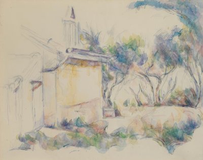 Das Häuschen von Jourdan von Paul Cézanne