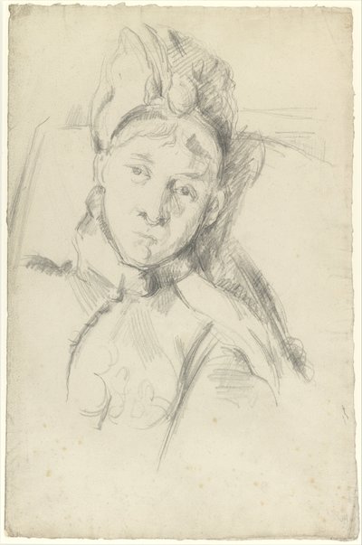 Porträt von Hortense Cézanne-Figuet, der Frau des Künstlers von Paul Cézanne