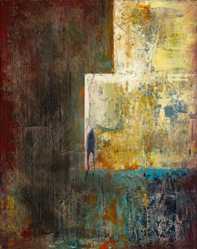 Einsame abstrakte Figur von Paul Dunkerley