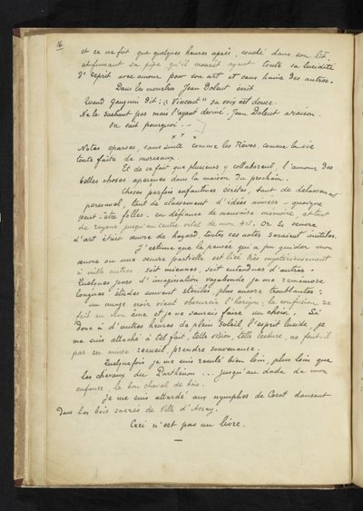 Avant et après - Beschreibung von Gauguins Aufenthalt bei Vincent van Gogh in Arles (S. 16) von Paul Gauguin