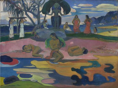 Tag des Gottes (Mahana no Atua) 1894 von Paul Gauguin