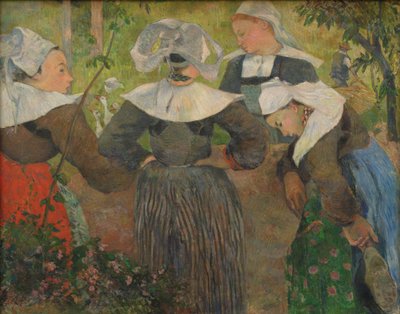 Vier bretonische Frauen von Paul Gauguin
