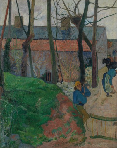 Häuser in Le Pouldu von Paul Gauguin