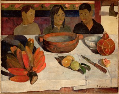 Das Mahl, oder die Bananen von Paul Gauguin