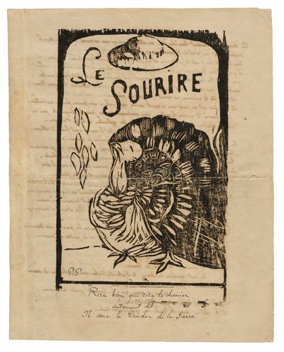 Le sourire: Bösartige Zeitung, März 1900 von Paul Gauguin