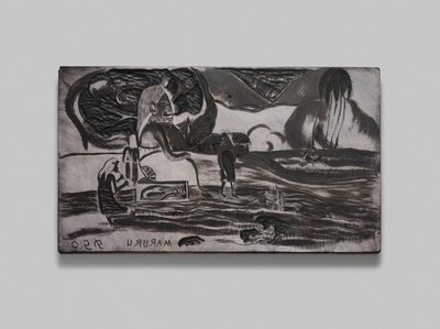 Maruru (Dankopfer), aus der Suite Noa Noa von Paul Gauguin