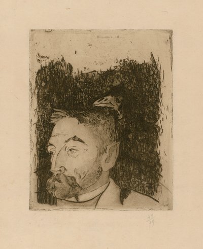 Porträt Stéphane Mallarmé von Paul Gauguin